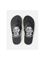 Plážové šľapky RIP CURL Ripper Bloom Open Toe, čierne