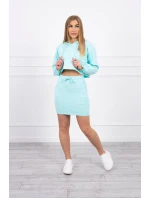 Súprava blúzky so sukňou mint