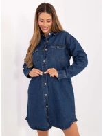 Dámske džínsové šaty D80026BI30469M314 Dark Blue - FPrice
