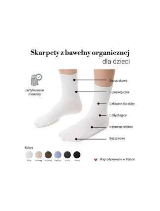 ORGANICKÉ DETSKÉ PRUHOVANÉ PONOŽKY 186