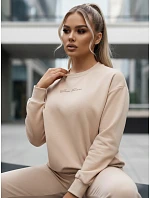 Dámska krémová mikina ERIAN FashionStreet BY1275 Dámska krémová mikina ERIAN FashionStreet BY1275