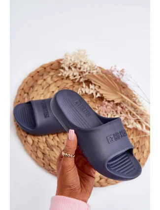 Lekkie Piankowe Klapki Dziecięce Big Star NN374557 Granatowe
