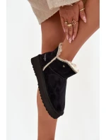 Śniegowce Damskie Na Platformie Wrangler 20253093.25Y Czarne