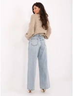 Nohavice D80018BB62570L191 svetlomodré