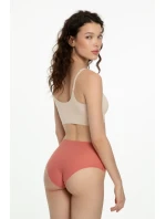 Bezšvové nohavičky Mousse Maxi peach - Julimex