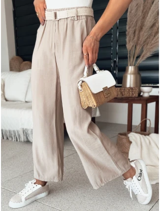 Dámske zvonové nohavice CHIMAS svetlohnedé FashionStreet UY2107 Dámske zvonové nohavice CHIMAS svetlohnedé FashionStreet UY2107
