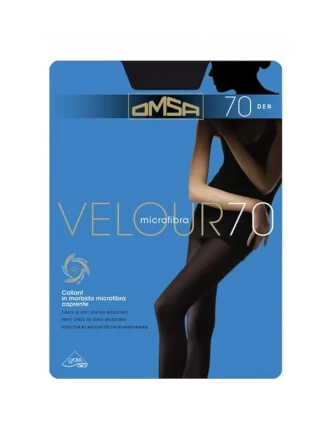 Dámske pančuchové nohavice Omsa Velour 70 deň 5-XL