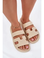 Dámske penové sandále Beige Dimelle