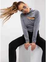 Blúzka DHJ BZ 6561.09P sivá