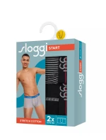 Pánske boxerky Start Hipster C2P box - RED - black-grey M006 - SLOGGI