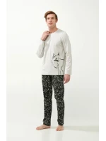 Vamp - Pánske pyžamo s potlačou 21640 - Vamp