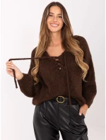Jumper MI SW 0919.18 hnedý