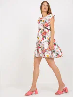 Dámske šaty RV SK 8020 biele a červené