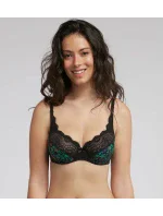 Čipková podprsenka s kosticou PLAYTEX FLOWER ELEGANCE UNDERWIRED BRA - PLAYTEX - čierna