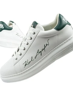 Karl Lagerfeld pánske tenisky Kapri z prírodnej kože biele