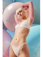 Dámske nohavičky GO Ribbed R Bralette - WHITE - ecru 6308 - SLOGGI