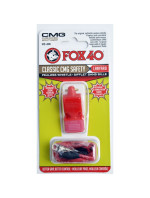Fox 40 CMG Classic Bezpečnostná píšťalka + šnúra 9603-0108 červená
