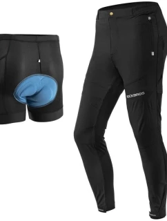 Pánske cyklistické nohavice Rockbros YPK027 black 2XL