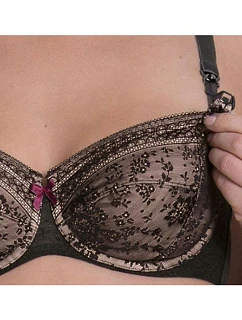 Fleur dojčiaca podprsenka s kosticami 5053 čierna - Anita Maternity