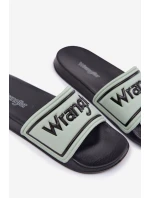 Klapki Męskie WRANGLER AVERELL SLIDER MEN LOW 20251042.52D Jasnozielone