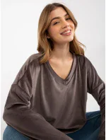 Mikina RV BL 8441.07P tmavo šedá