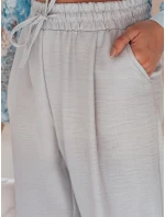 Dámske nohavice so širokými nohavicami MILLIVIO sivá FashionStreet UY2664