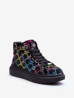 Buty Sportowe Na Platformie Dżety GOE MM2N4009 Czarne