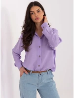 Košeľa LK KS 510109.70 svetlo fialová