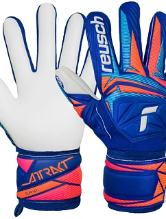 Reusch Attrakt Grip Brankárske rukavice modré 5670815 4126