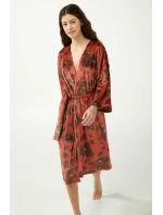 Vamp - Zamatový župan s ľaliami 21153 - Vamp