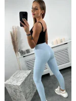 Pruhované legíny modré Pruhované legíny modré