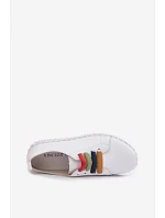 Dámske kožené poltopánky Vinceza 95376 White Dámske kožené poltopánky Vinceza 95376 White
