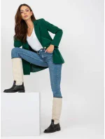 Dámska bunda DHJ MA 15556 tmavo zelená