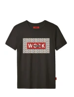 Pánske tričko John Frank JFTCOOL25 WORK HARD