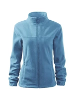 Dámska fleecová bunda azúrovo modrá