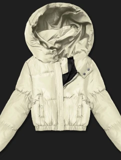 Krátka zimná bunda J Style v matnej farbe (5M3360-254)