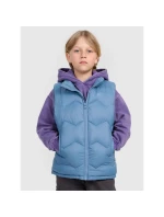 Chlapčenské páperové tričko bez rukávov so syntetickou výplňou 4F 4FJRAW25TVJAM325-32S