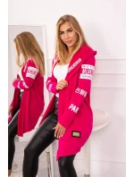 Fuchsiový plášť s nápismi Fuchsiový plášť s nápismi