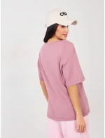 Tričko RV TS A1090.30 tmavoružové