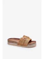 Žabky na platforme model 210758 Krok vo veľkom štýle