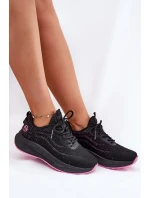 Sneakersy Buty Sportowe Damskie Na Platformie Big Star RR274523 HI-POLY SYSTEM Czarne