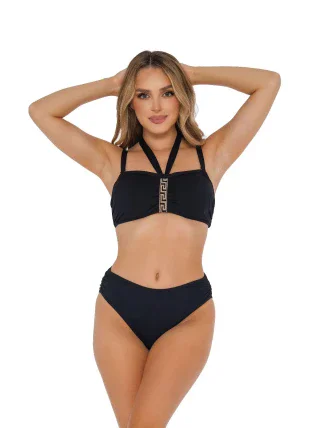 Dámske dvojdielne plavky Athens 3 S939AH3 Black - Self Dámske dvojdielne plavky Athens 3 S939AH3 Black - Self