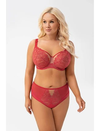 Gorsenia F 008 Flavia Rudy spodný diel plaviek M-4XL