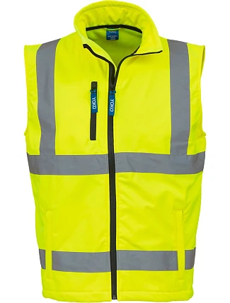 Yoko HV 006 Hi-Vis softshellová vesta 79.V006 hi vis yellow Yoko HV 006 Hi-Vis softshellová vesta 79.V006 hi vis yellow