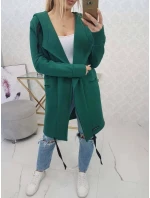 Zateplená bunda s kapucňou 69413 tmavozelená - Kesi