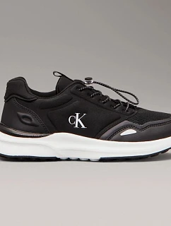 Calvin Klein dámske tenisky V3X9-83010-1464999 BLACK LOW CUT LACE-UP SNEAKERS