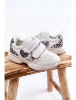Dziecięce Buty Sportowe Na Rzepy Big Star KK374022 Białe