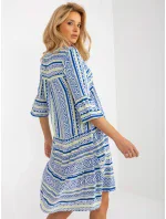 Dámske šaty D73771M30214F tmavo modré - FPrice