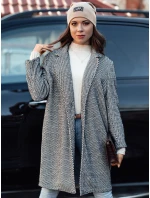 Dámsky oversize kabát TEDDSTYLE black FashionStreet NY0725