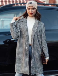 Dámsky oversize kabát TEDDSTYLE black FashionStreet NY0725